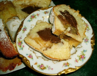 muffina kokosowa z budyniem i cukinią...