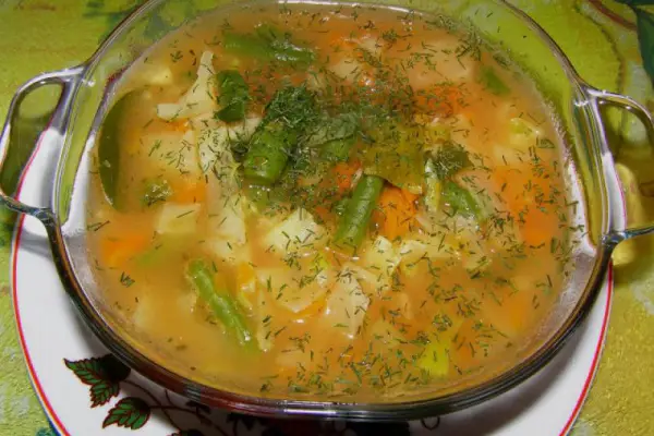 zupa warzywna na maśle...