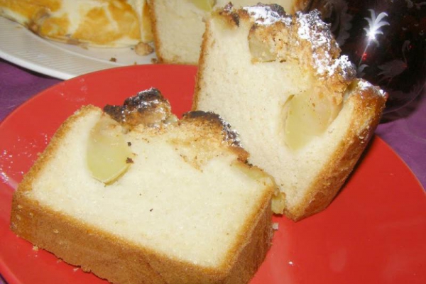 drożdżowe ciasto z jabłkami, kruszonką...
