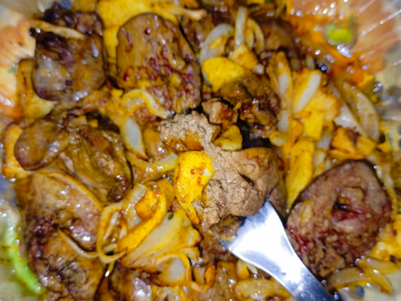 rarytas jak masło - wątróbka z aifryer...