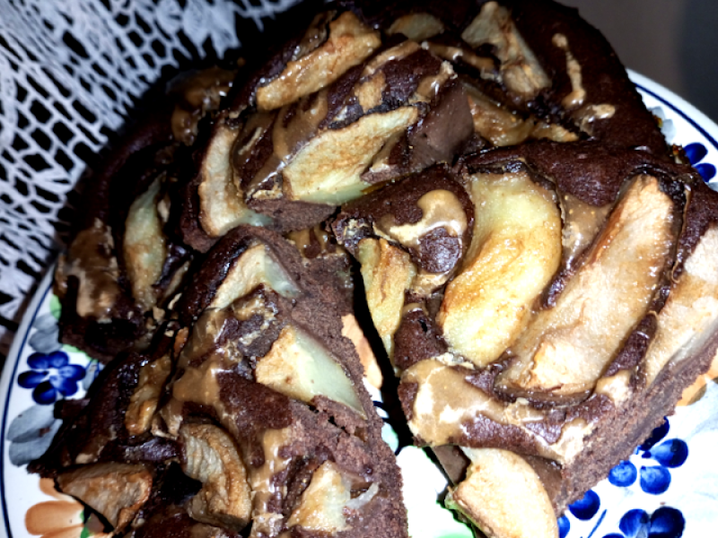 ciasto korzenne z gruszkami...