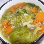 pyszny krupnik warzywny...