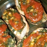 grzanki szpinakowe z...