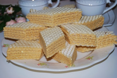 Andruty z masą kajmakową (wafle)