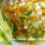 Zupa z kwiatami cukinii 