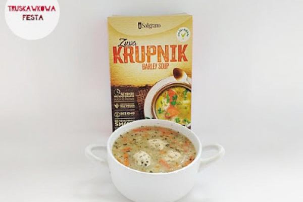 Zupa krupnik z pulpecikami drobiowymi i włoszczyzną