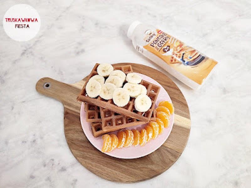 Klasyczne gofry z gotowej mieszanki