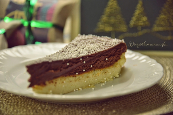 Świąteczny sernik z masą truflową/ Christmas truffle cheesecake