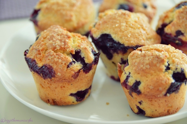 Jagodowe muffinki / Blueberry muffins