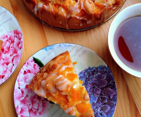 Proste ciasto z brzoskwiniami / Easy Peach Cake