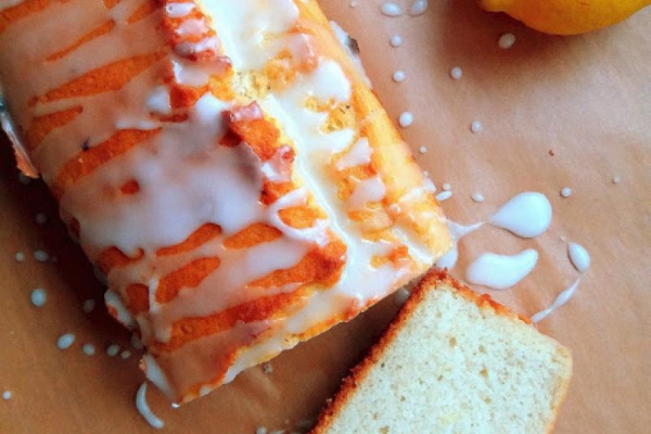 Ciasto cytrynowo-waniliowe z białek / Vanilla Lemon Egg White Bread