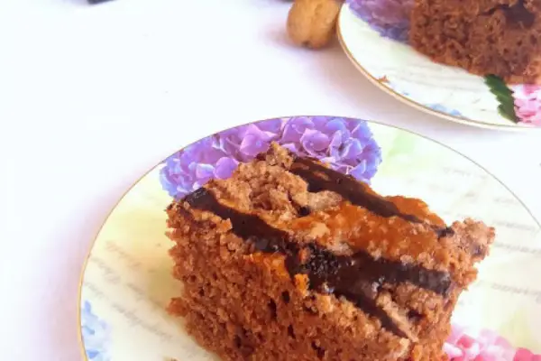 Proste ciasto czekoladowe z kruszonką / Easy Chocolate Crumble Cake