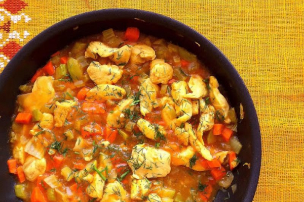 Kurczak w sosie miodowo-musztardowym / Honey Mustard Skillet Chicken