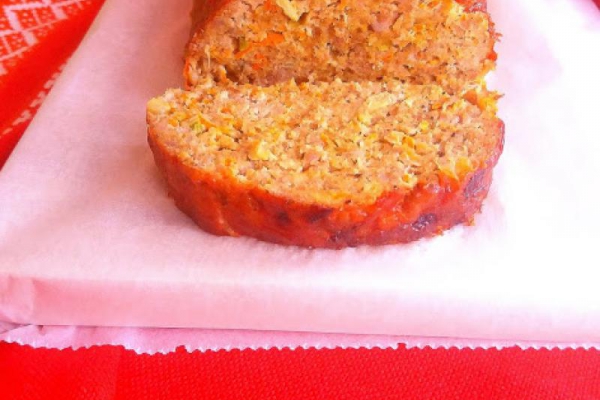 Pieczeń z warzywami / Meatloaf with Vegetables