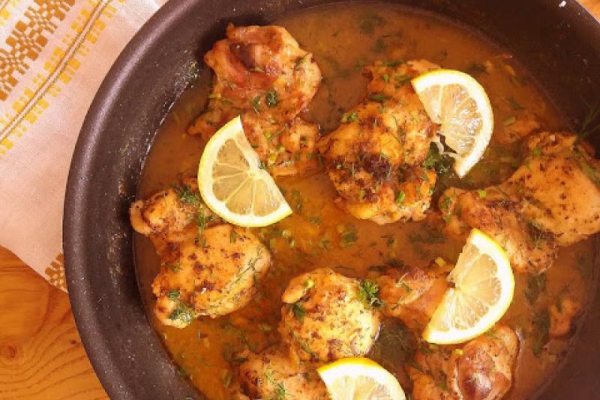 Kurczak w sosie cytrynowym / Lemon Chicken Skillet