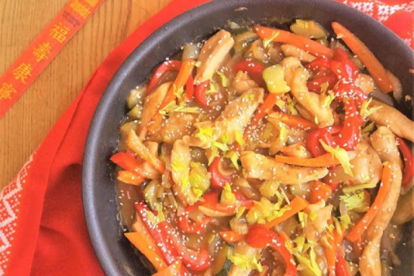 Kurczak w sosie miodowo-czosnkowym / Honey Garlic Chicken