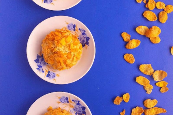 Ciasteczka z płatkami kukurydzianymi i kokosem / Cornflake Coconut Cookies