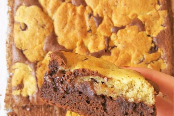 Ciasteczkowe brownie (Brookie) / Brookie Bars