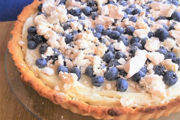 Tarta Niebo z borówkami i bezą / Heaven Tart with Blueberries and Meringue