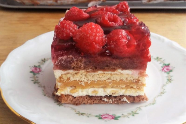 Ciasto Balladyna / Balladyna Raspberry Cream Cake