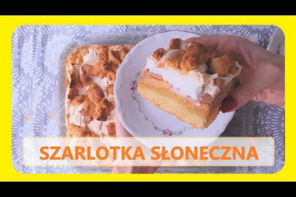 Szarlotka Słoneczna z budyniem i bezą / Apple Pudding Shortcake Sharlotka