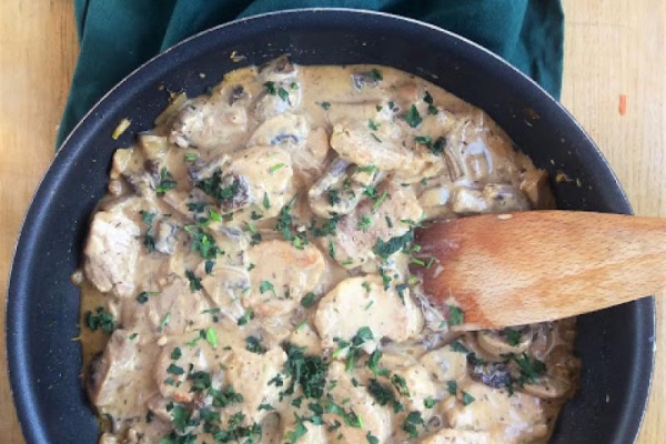 Polędwiczki wieprzowe w sosie grzybowym / Pork Tenderloin in Mushroom Sauce