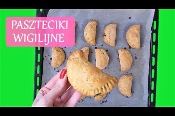 Paszteciki wigilijne z pieczarkami do zamrożenia / Polish Mushroom Hand Pies Paszteciki