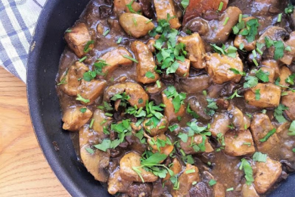 Kurczak z grzybami / Chicken and Mushroom Skillet