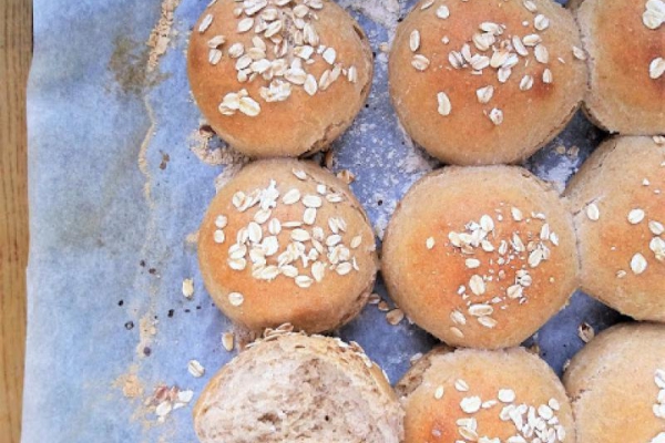 Bułki orkiszowo-owsiane / Spelt Oat Rolls