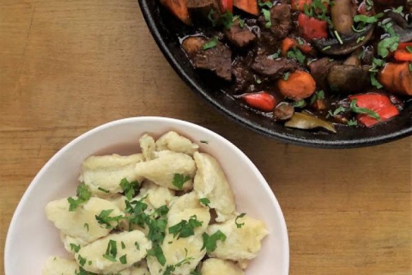 Kluski kładzione / Polish Laid Dumplings