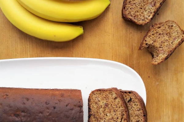 Zdrowe ciasto bananowe bez tłuszczu, FIT / Healthy No Oil Banana Bread