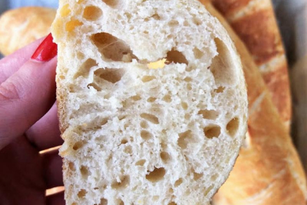 Pszenny chleb bez wyrabiania (na drożdżach świeżych lub suchych) / No Knead Crusty Bread