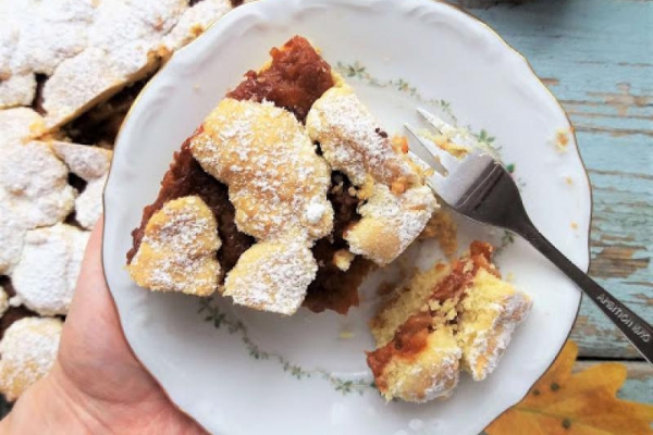Szarlotka jaglana (bezglutenowa) / Millet Flour Apple Shortcake