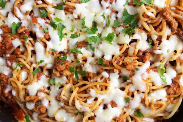 Zapiekane spaghetti bolognese / Baked Bolognese