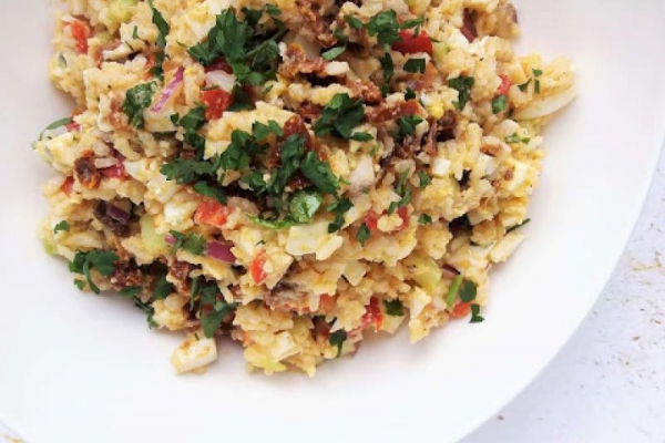 Sałatka ryżowa z suszonymi pomidorami / Rice and Sun Dried Tomatoes Salad