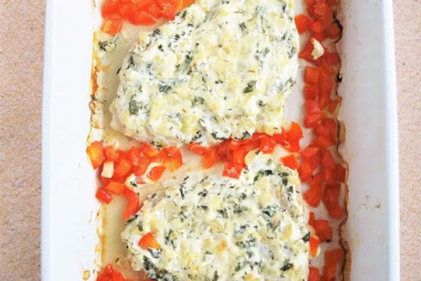 Ryba zapiekana w śmietanie / Sour Cream Baked Fish