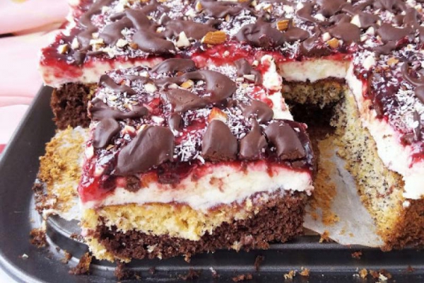 Ciasto Popapraniec / Polish Popapraniec Cake
