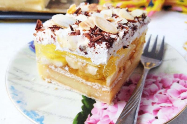 Ciasto bananowiec bez pieczenia