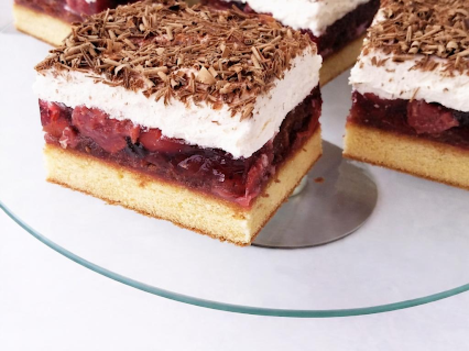 Ciasto z wiśniami i kremem mascarpone