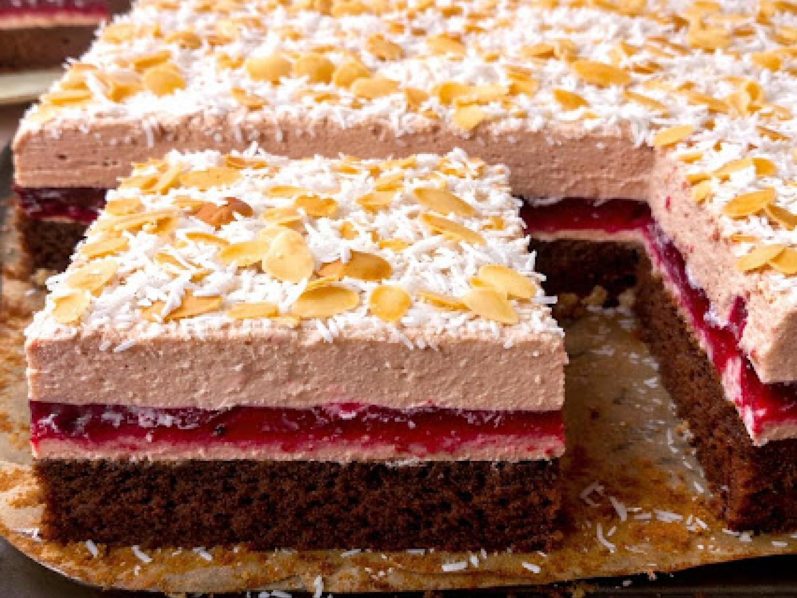 Ciasto Budyń i Porzeczka