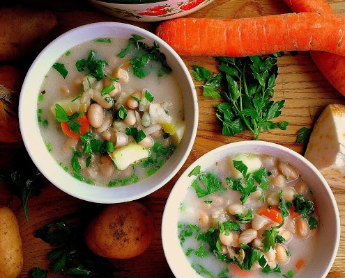 Szybka zupa fasolowa / Quick White Bean Soup