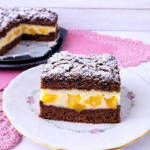 Kruche ciasto z budyniem...