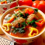 Włoska zupa z klopsikami