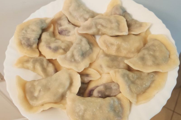 Pierogi z jagodami