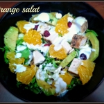 Orange salat -...