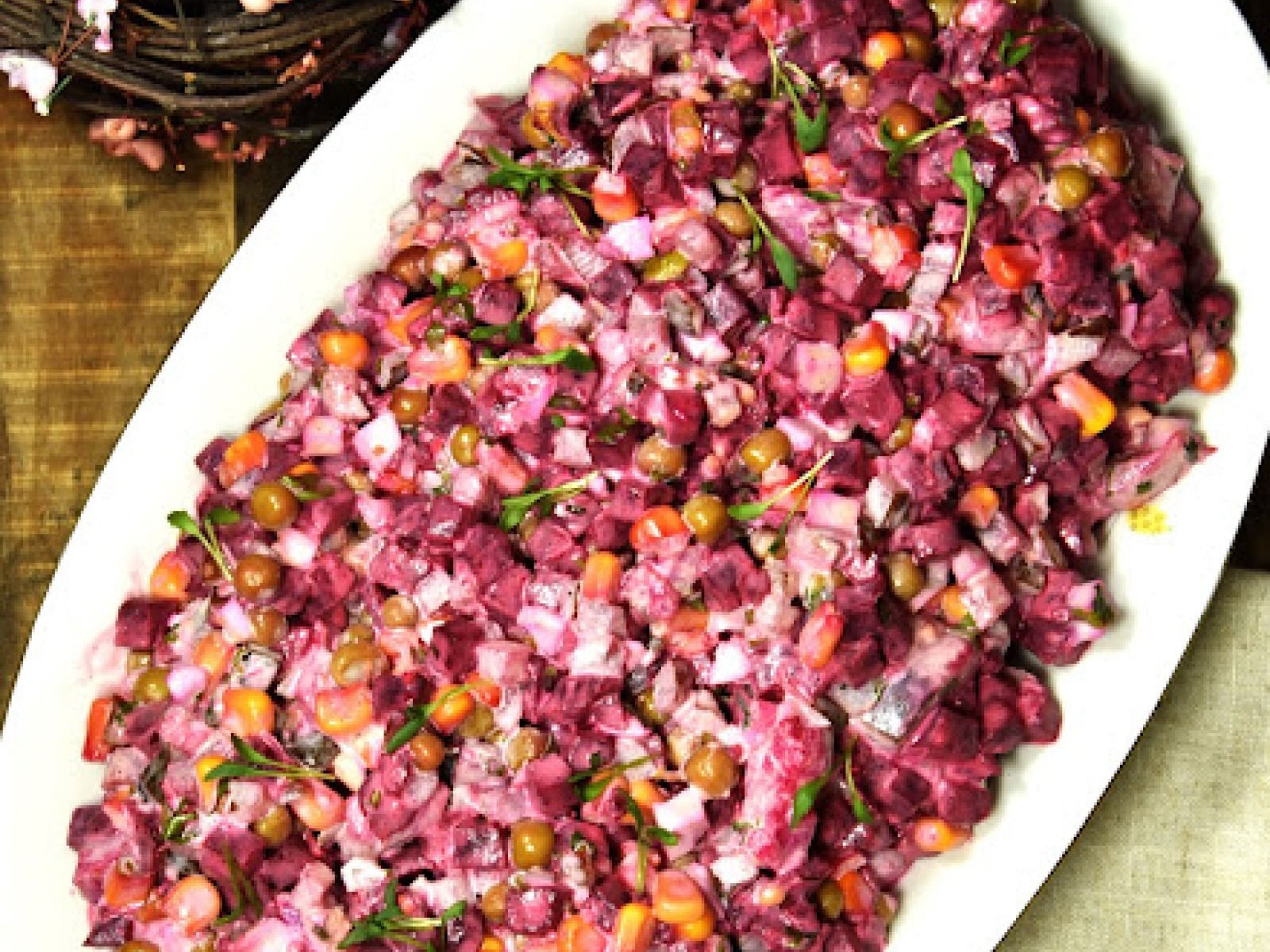 Sałatka śledziowa z buraczkami