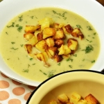 Krem z kiszonego pora