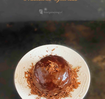 Bomba Truskawka-Czekolada, delikatny mus w kawowej polewie