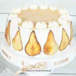 tort z gruszkami
