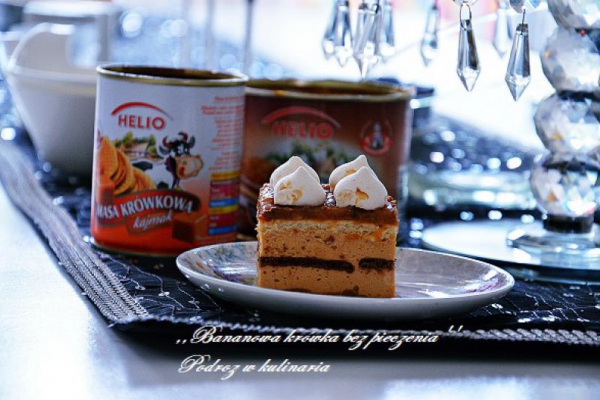 ,,Bananowa krówka bez pieczenia’’